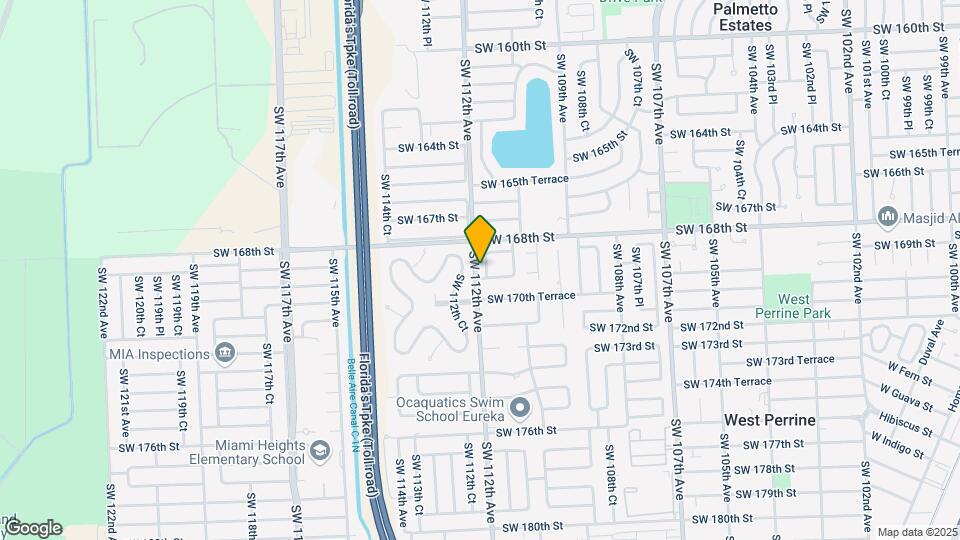 16916 SW 111th Ct Map and Location Details