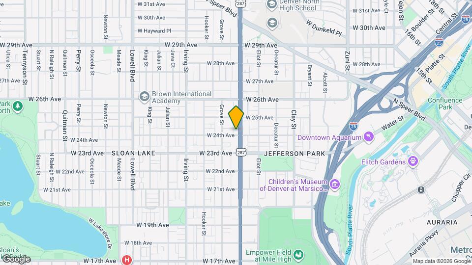 2407 N Federal Blvd Map and Location Details