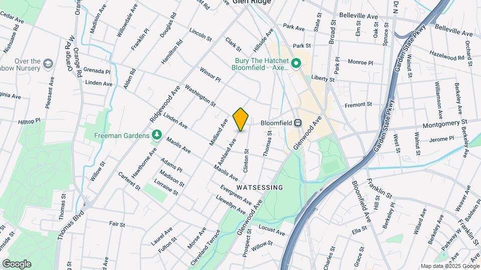 209 Ashland Ave-Unit -1 Map and Location Details