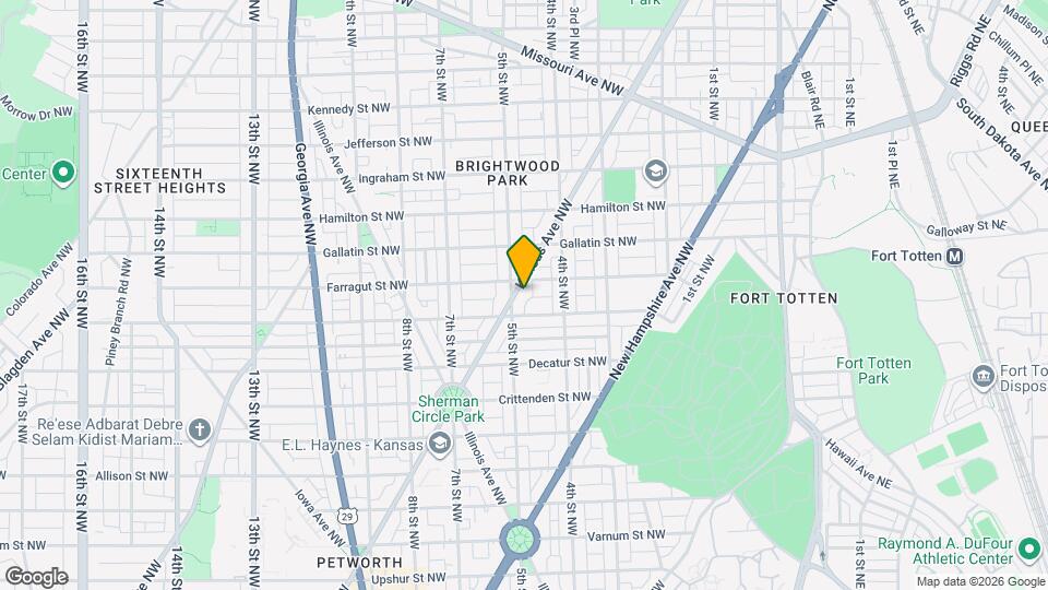 4919 Kansas Ave NW Map and Location Details