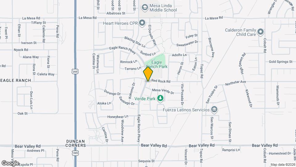 12484 Mesa Verde Ct Map and Location Details