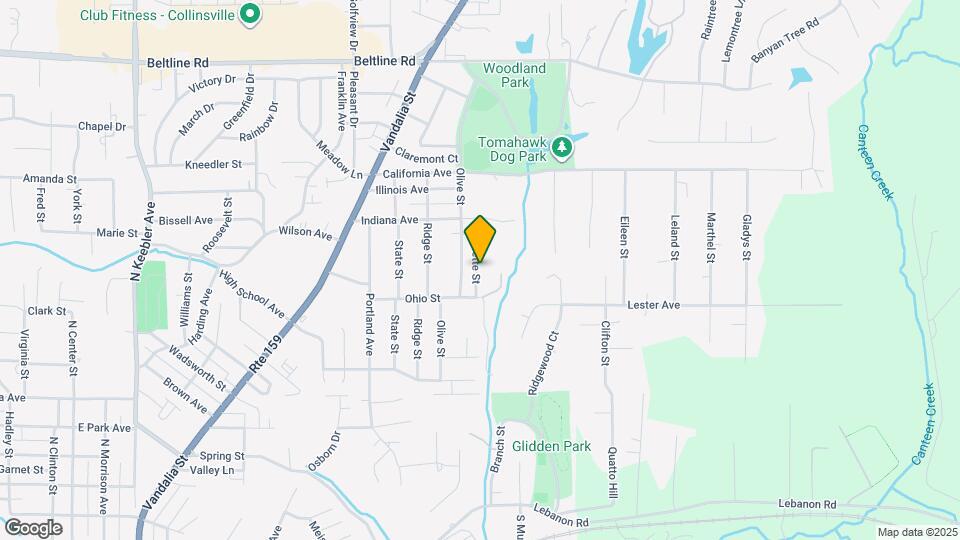 1228 Olivette St Map and Location Details