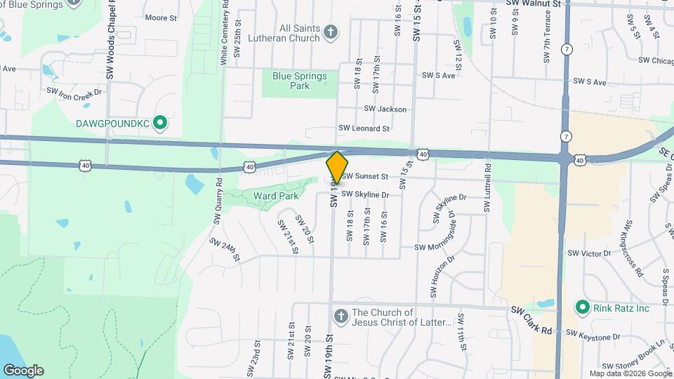 1811 SW Skyline Dr Map and Location Details