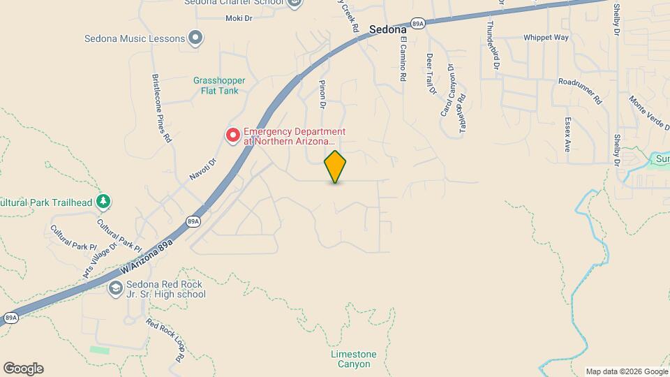 335 Foothills S Dr Map and Location Details