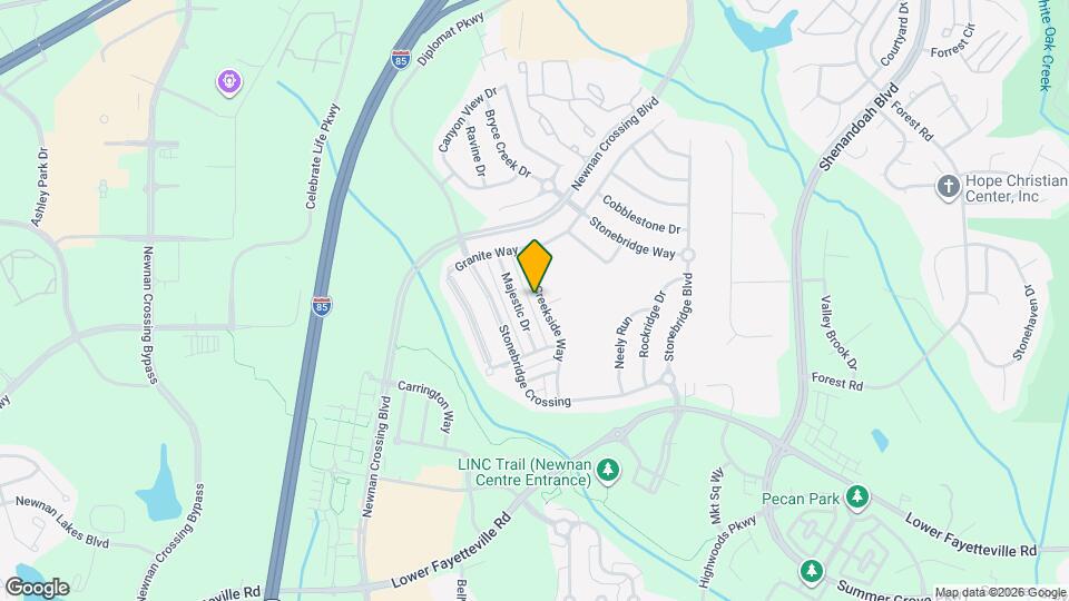 83 Creekside Way Map and Location Details