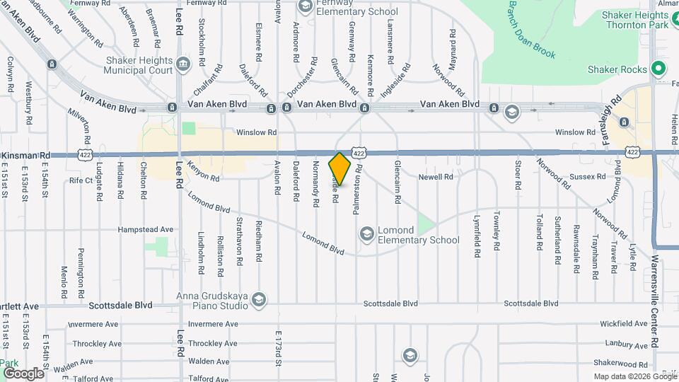 3561 Ingleside Rd-Unit -2 Map and Location Details