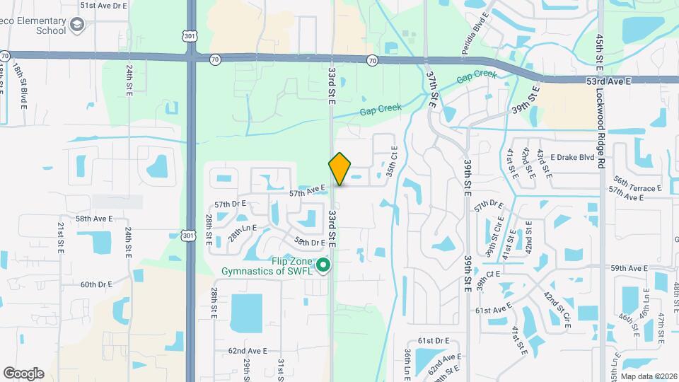 3302 56th Terrace E Map and Location Details