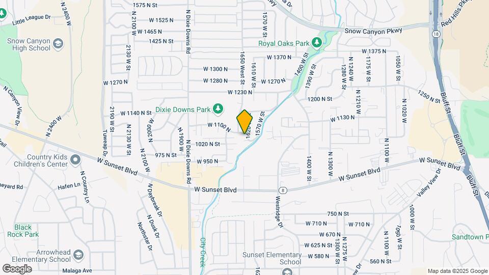 1065 N 1620 W Map and Location Details