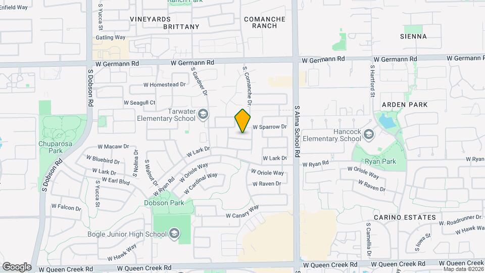 1282 W Macaw Dr Map and Location Details