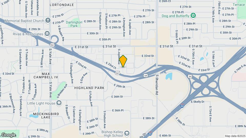 5966 E 33rd Ct Map and Location Details