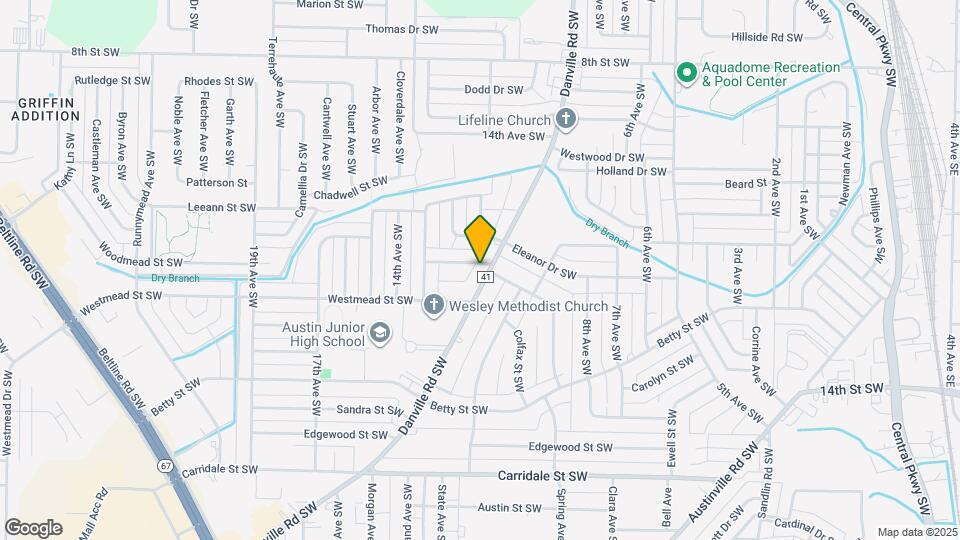 1511 Danville Rd SW Map and Location Details