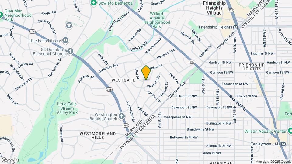 4929 Jamestown Rd Map and Location Details