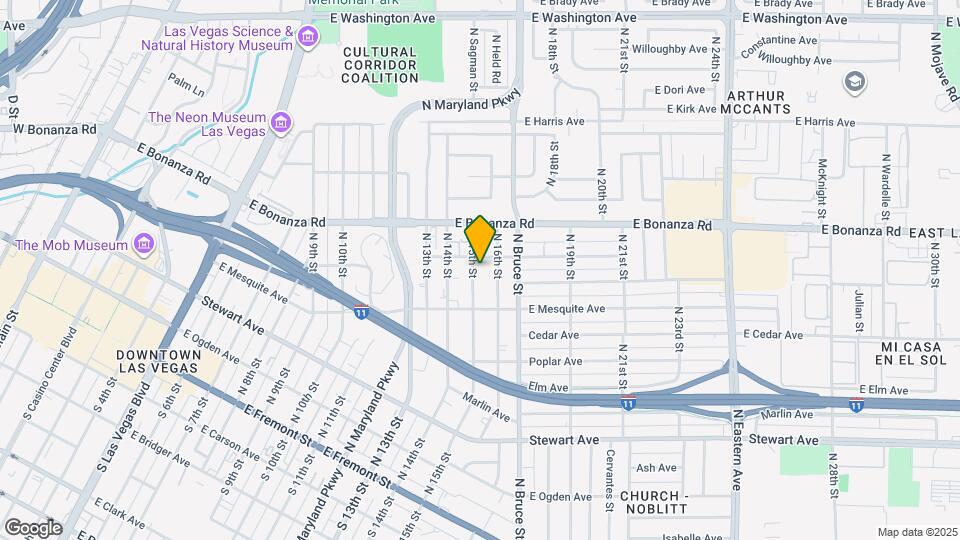 432 N 15th St Map and Location Details