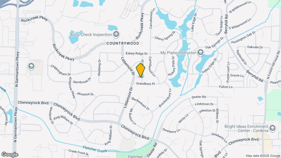 2175 Burlingate Dr Mapa y Detalles de la Ubicación