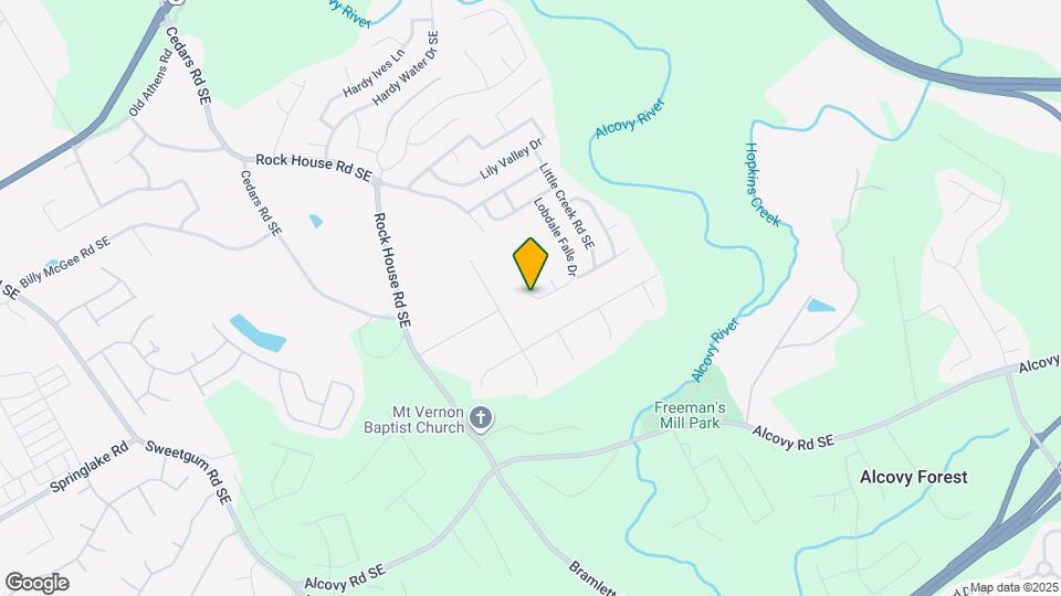 864 Lobdale Falls Dr Mapa y Detalles de la Ubicación