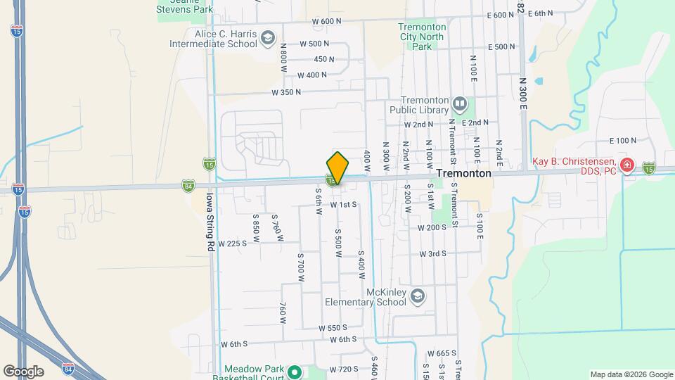 38 S 480 W Mapa y Detalles de la Ubicación