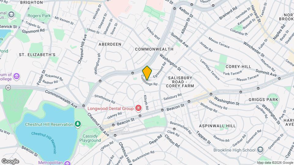 27 Cummings Rd Map and Location Details