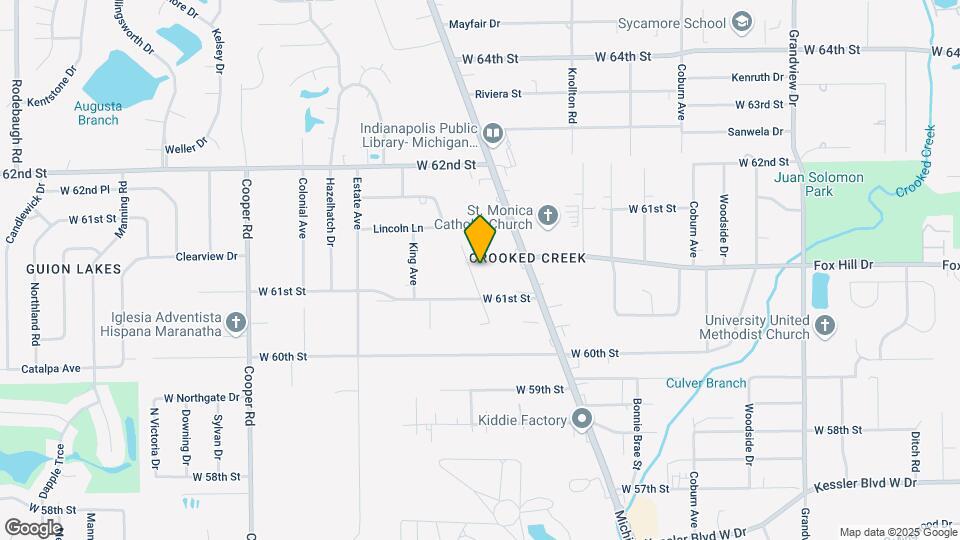 6109 N Pershing Ave Map and Location Details