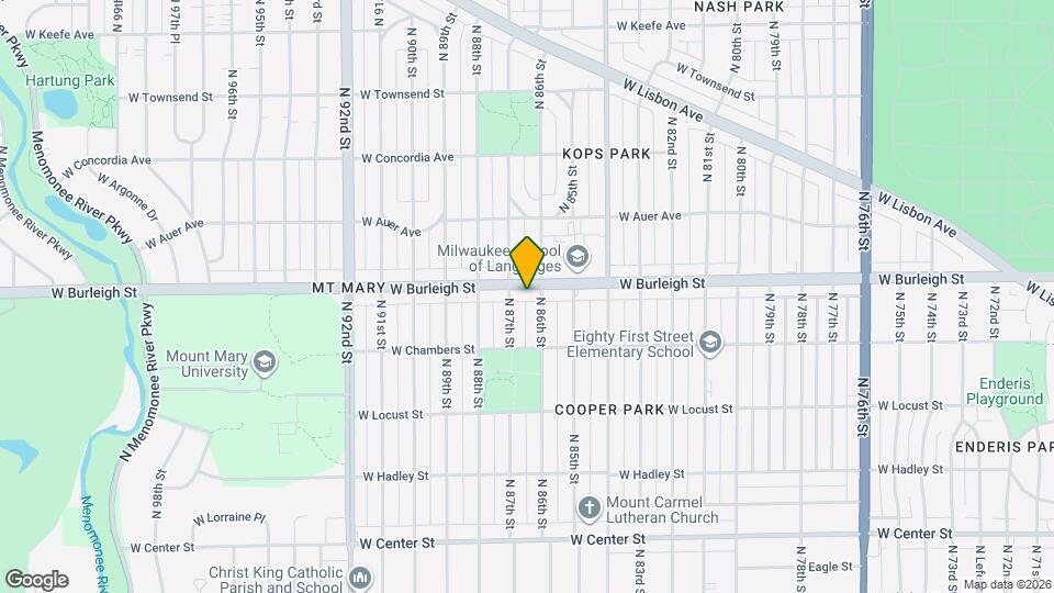 8615 W Burleigh St Mapa y Detalles de la Ubicación