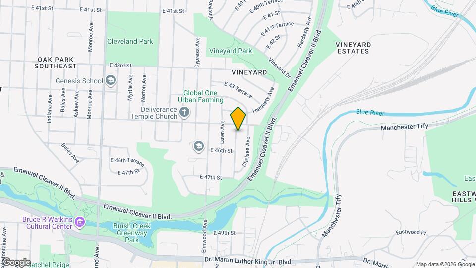 4519 Lister Ave Map and Location Details