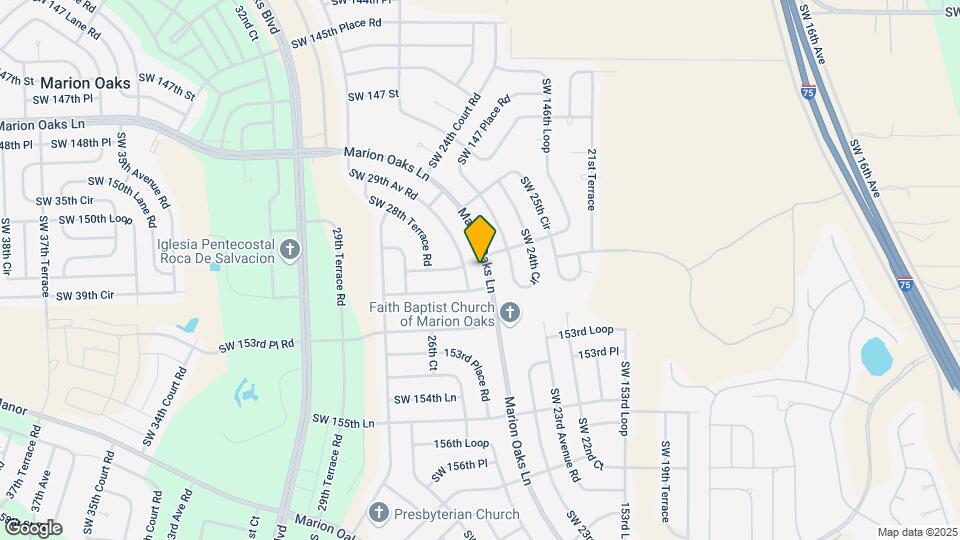 380 Marion Oaks Ln Map and Location Details