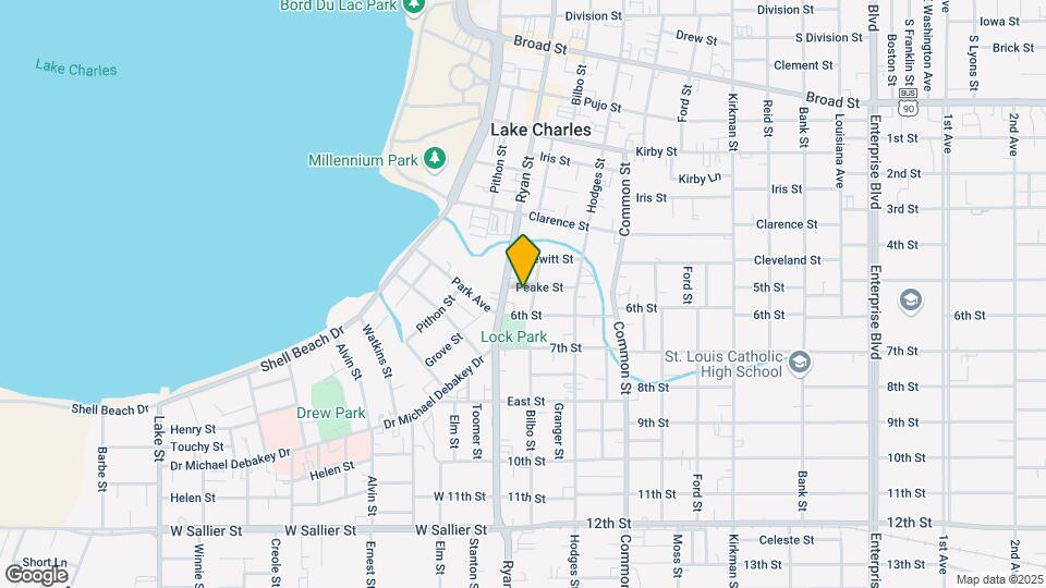 314 Peake St Map and Location Details