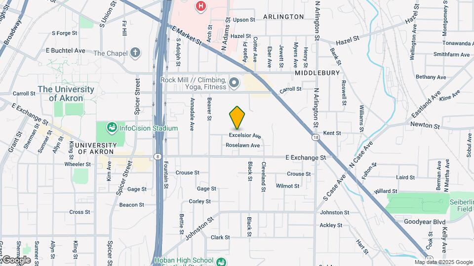 725 Excelsior Ave Map and Location Details