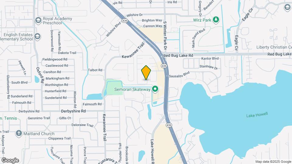 536 Cascade Cir Map and Location Details