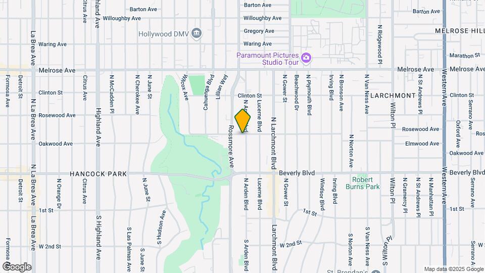 5404 Rosewood Ave Map and Location Details