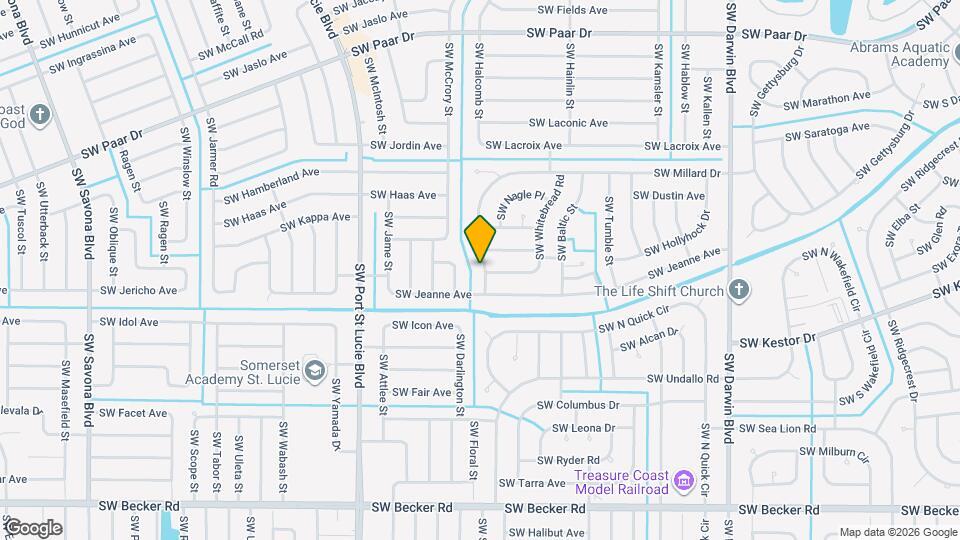 681 SW Millard Dr Map and Location Details
