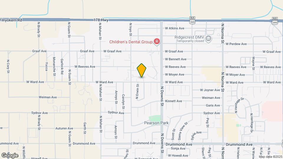 1311 N El Prado St Map and Location Details