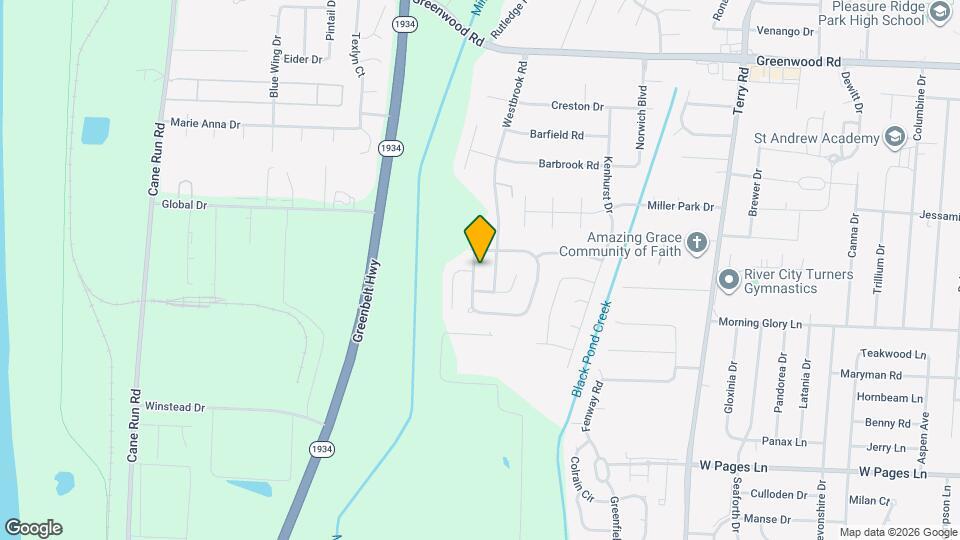 9906 Brooks Bend Rd Map and Location Details