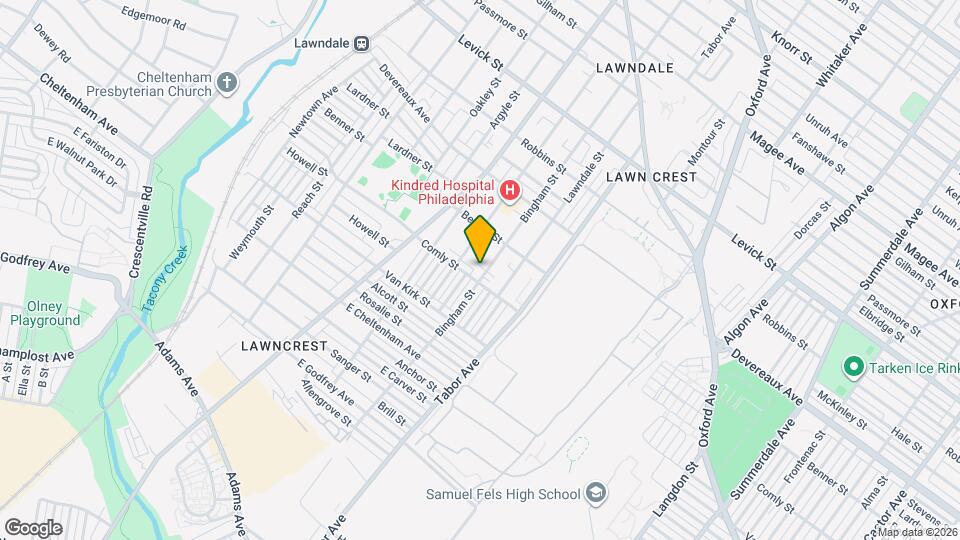 6010 Bingham St Map and Location Details