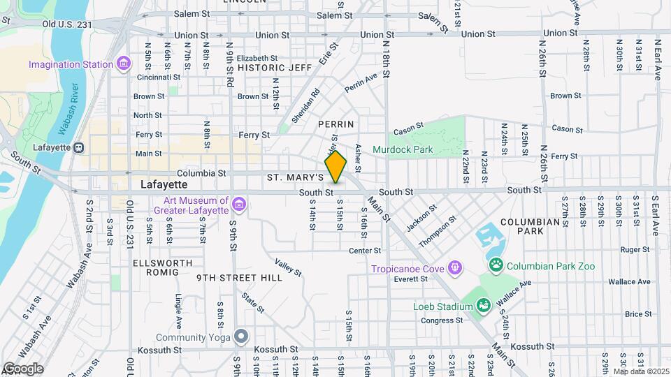 1434 South St Map and Location Details