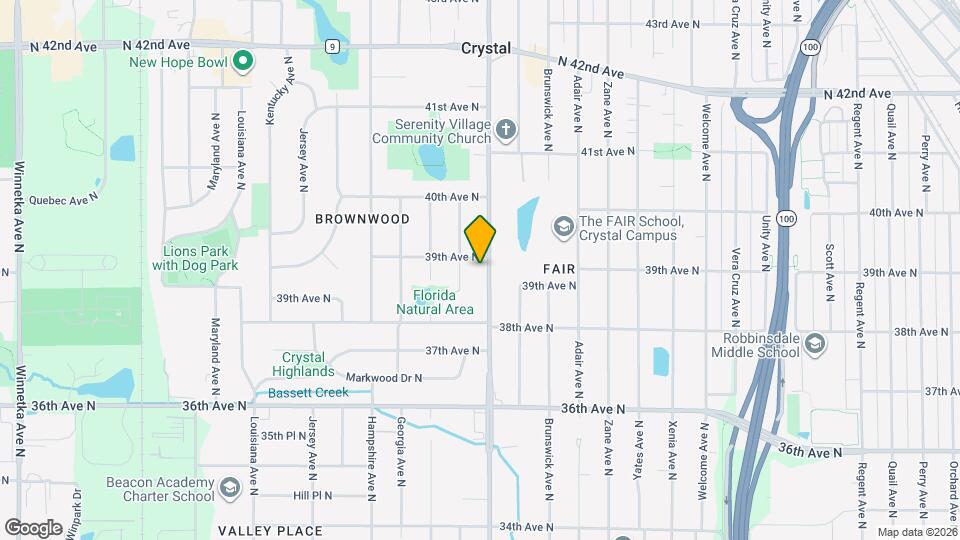 3845 Douglas Dr N Mapa y Detalles de la Ubicación