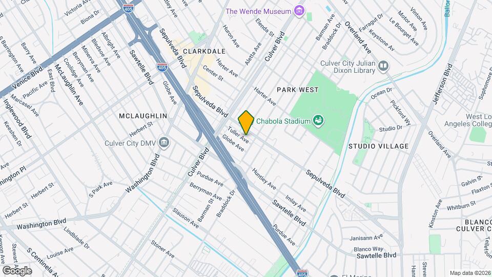 4362 Tuller Ave Map and Location Details