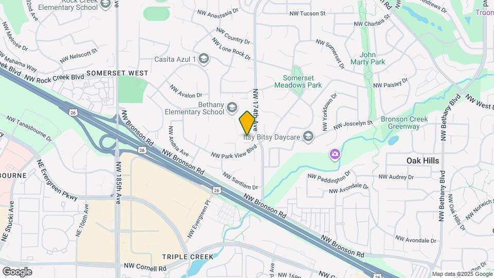 17425 NW Park View Blvd Map and Location Details