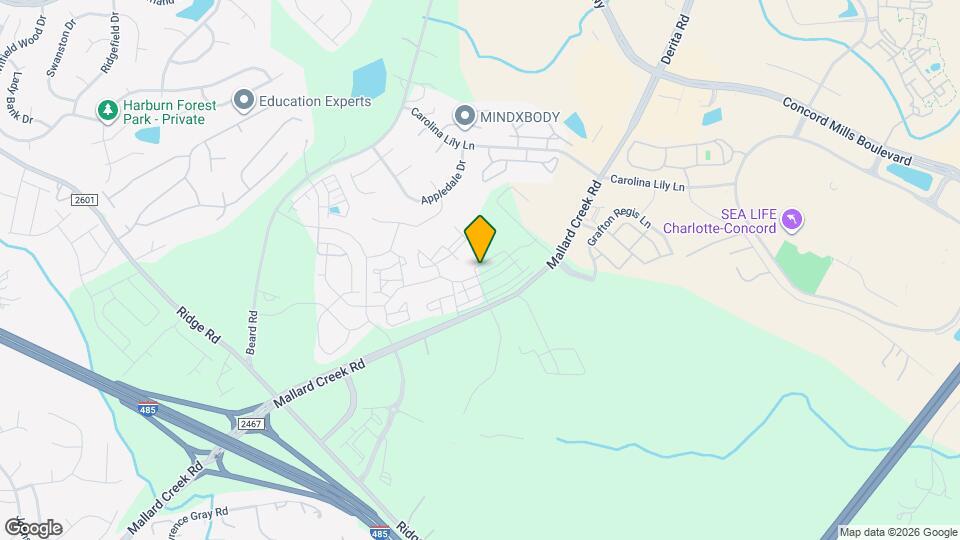 1609 Aspire St Map and Location Details