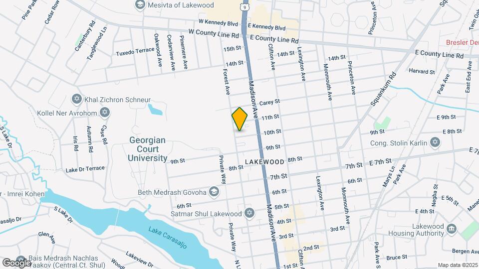 1005 Forest Ave Map and Location Details