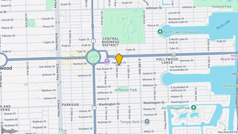 1549 Van Buren St, Unit A Map and Location Details