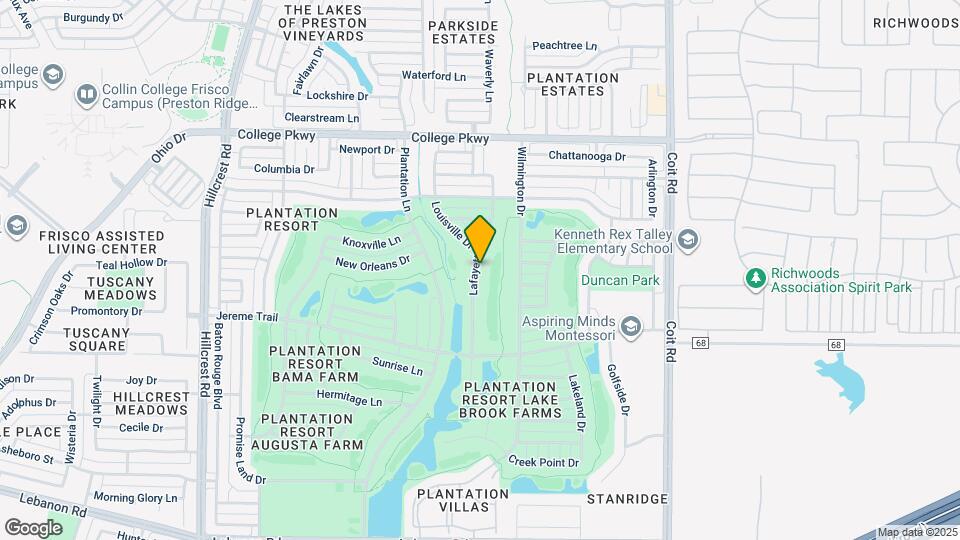 5712 Lafayette Dr Map and Location Details