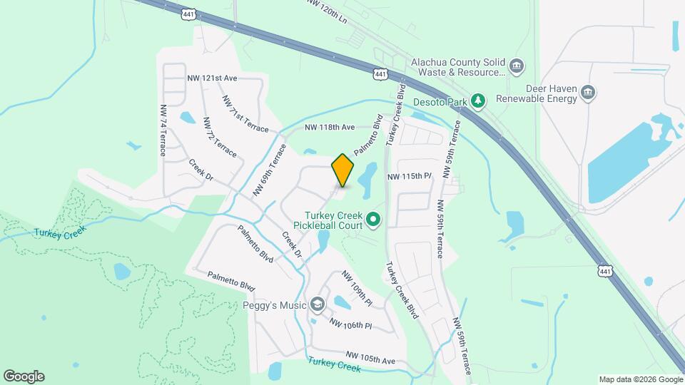 11407 Palmetto Blvd Map and Location Details