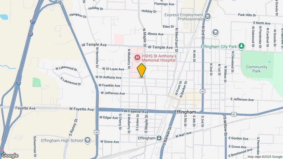 607 W Saint Anthony Ave Map and Location Details