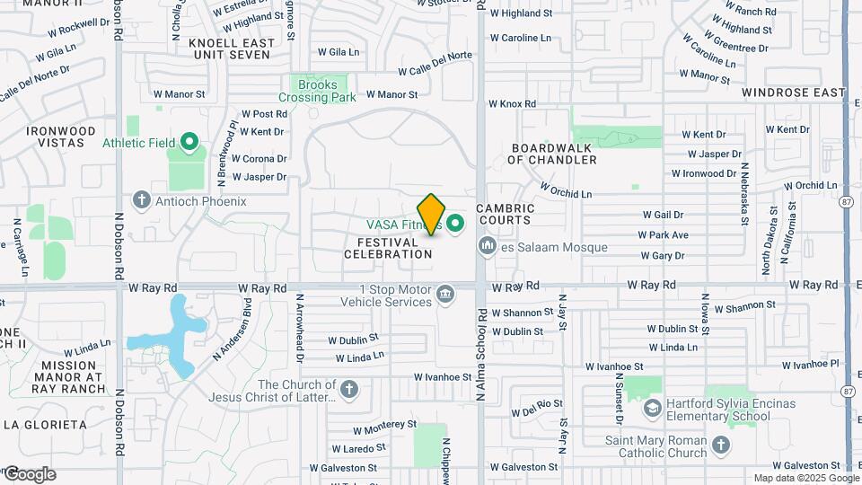 1162 W Park Ct Map and Location Details