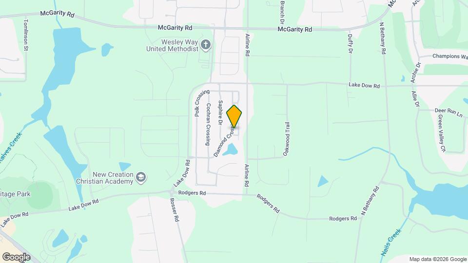 1138 Diamond Crossing Mapa y Detalles de la Ubicación