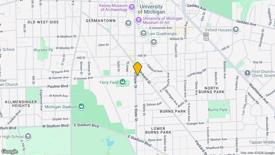 1001 S State St Mapa y Detalles de la Ubicación