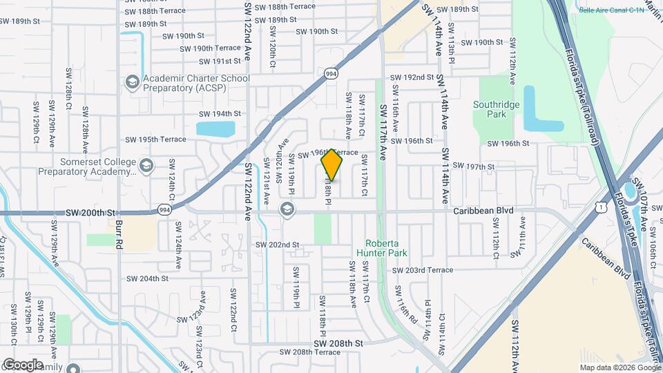 19827 SW 118th Pl Map and Location Details