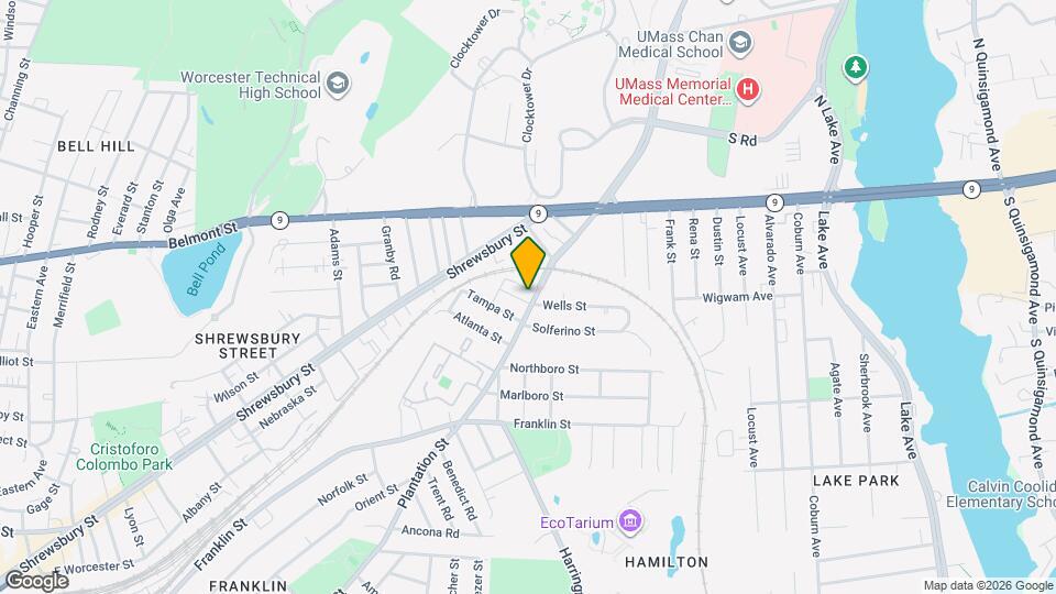 331 Plantation St Map and Location Details