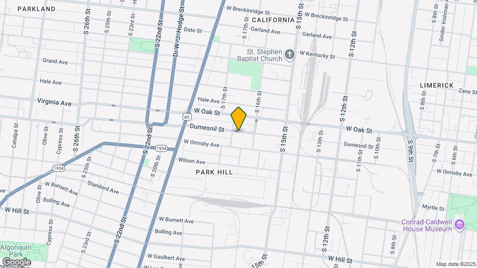 1628 Dumesnil St Map and Location Details