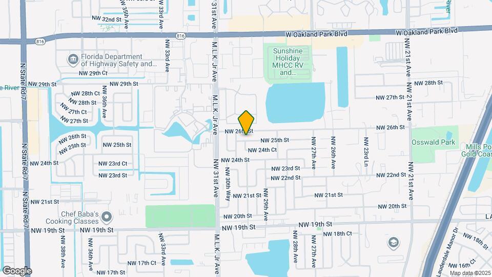 3001 NW 25th St Map and Location Details